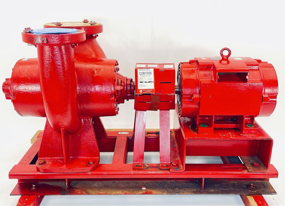 Bell & Gossett VSX-VSC 6x8x10.5A pump on base