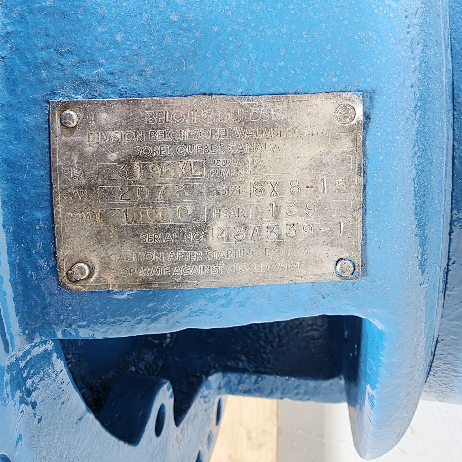 Goulds 3196 XLT 6x8-15 view 12