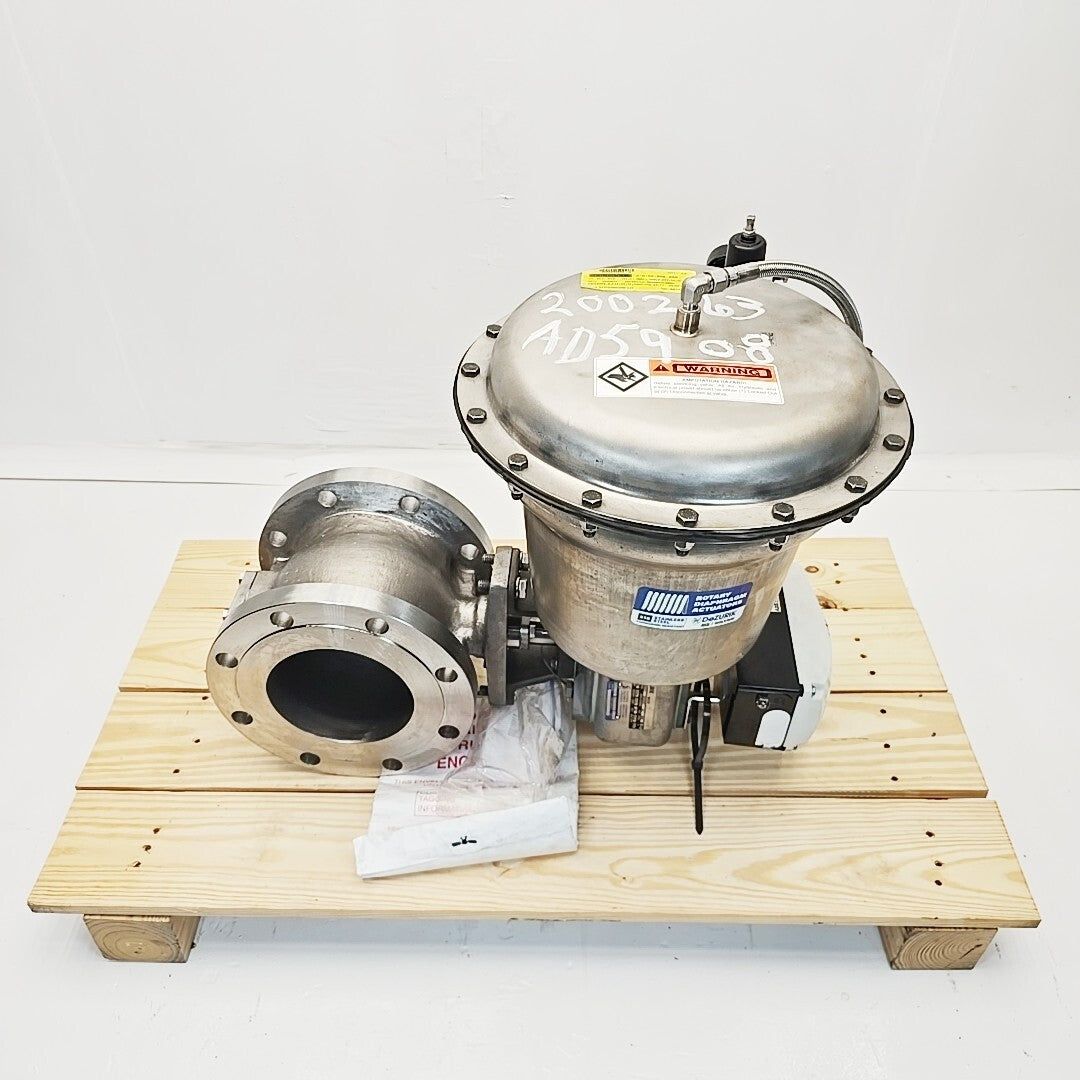DeZurik VPB actuator assembly close-up