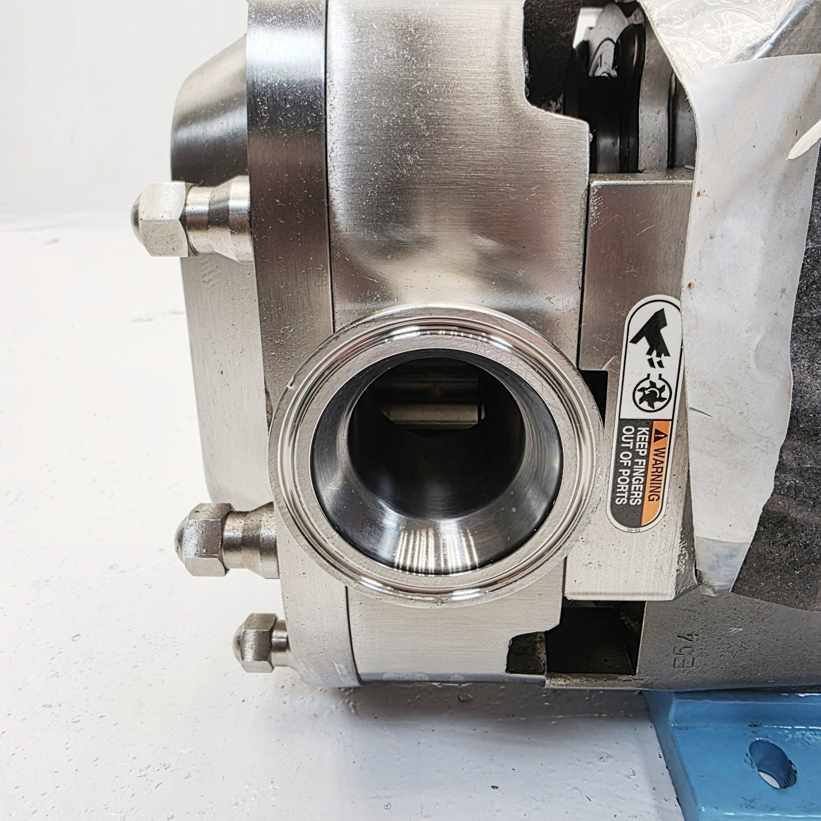 Waukesha Cherry-Burrell 030 U2 shaft coupling end view