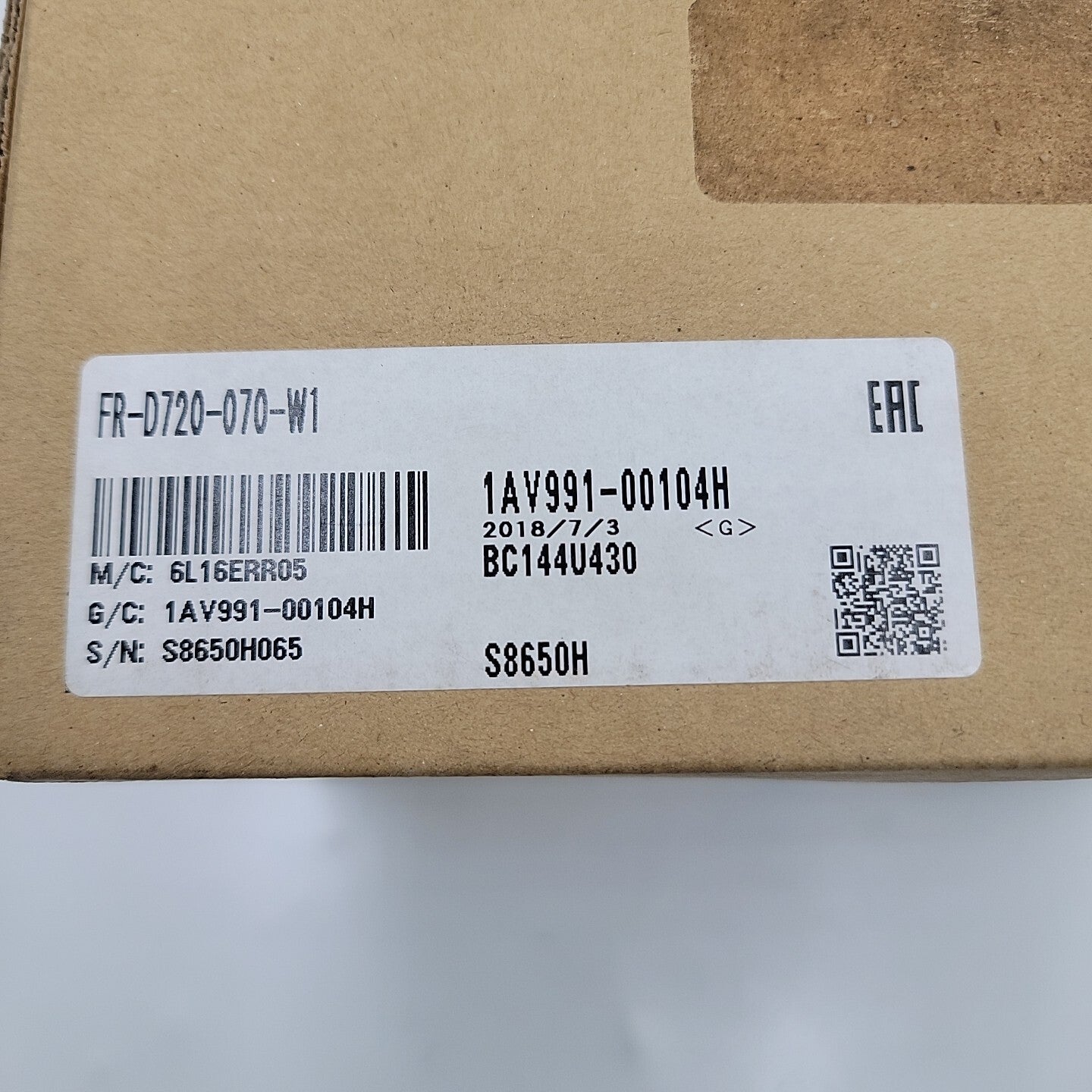 Mitsubishi Electric FR-D720-070-W1 Compact Size Inverter