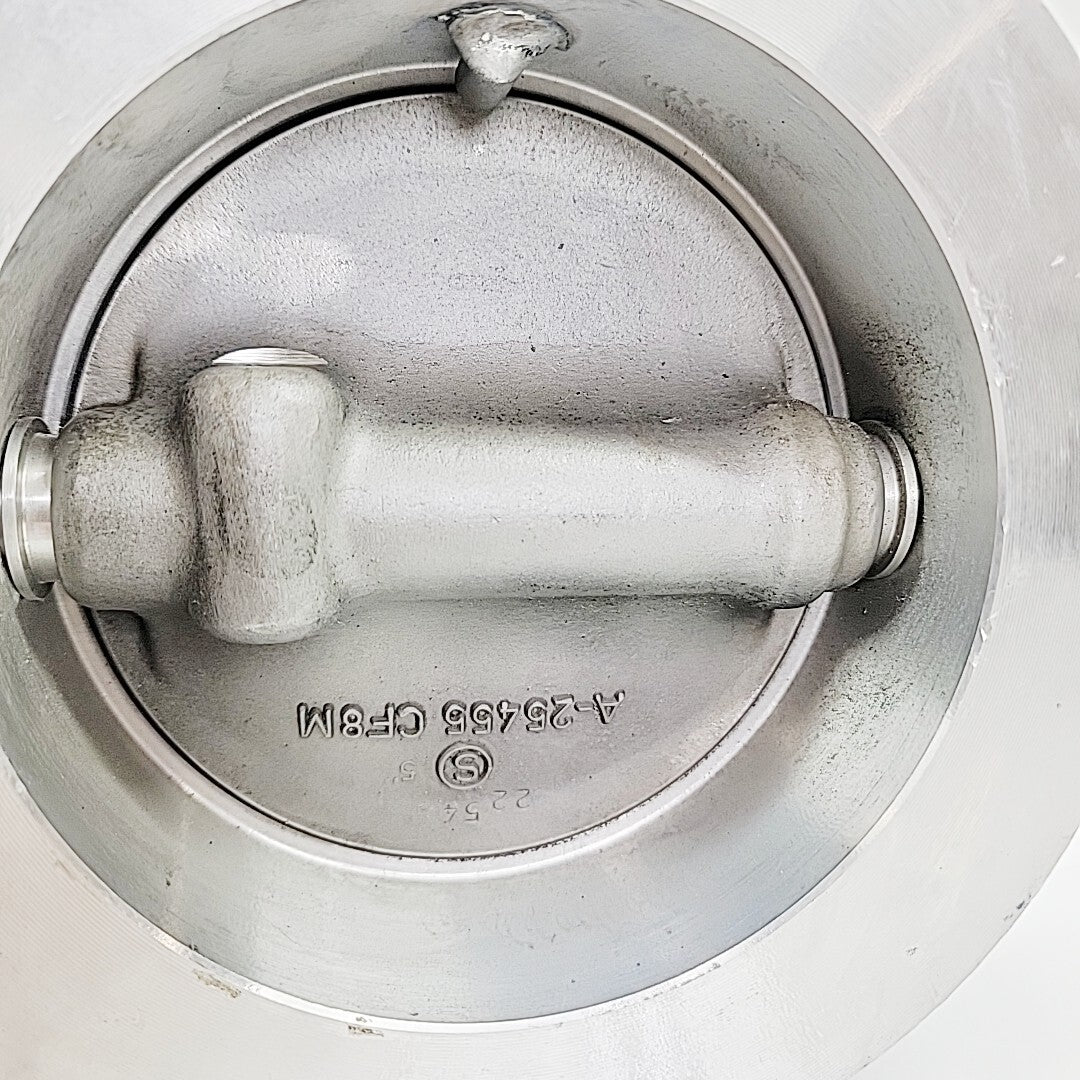 DeZurik BHP 5 in valve nameplate detail