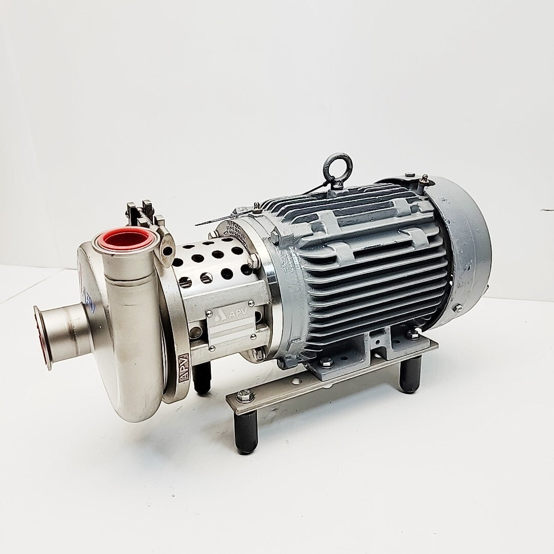 SPX/APV N16V2 pump inlet/outlet detail