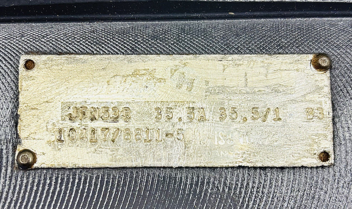 Hansen JFN53B nameplate