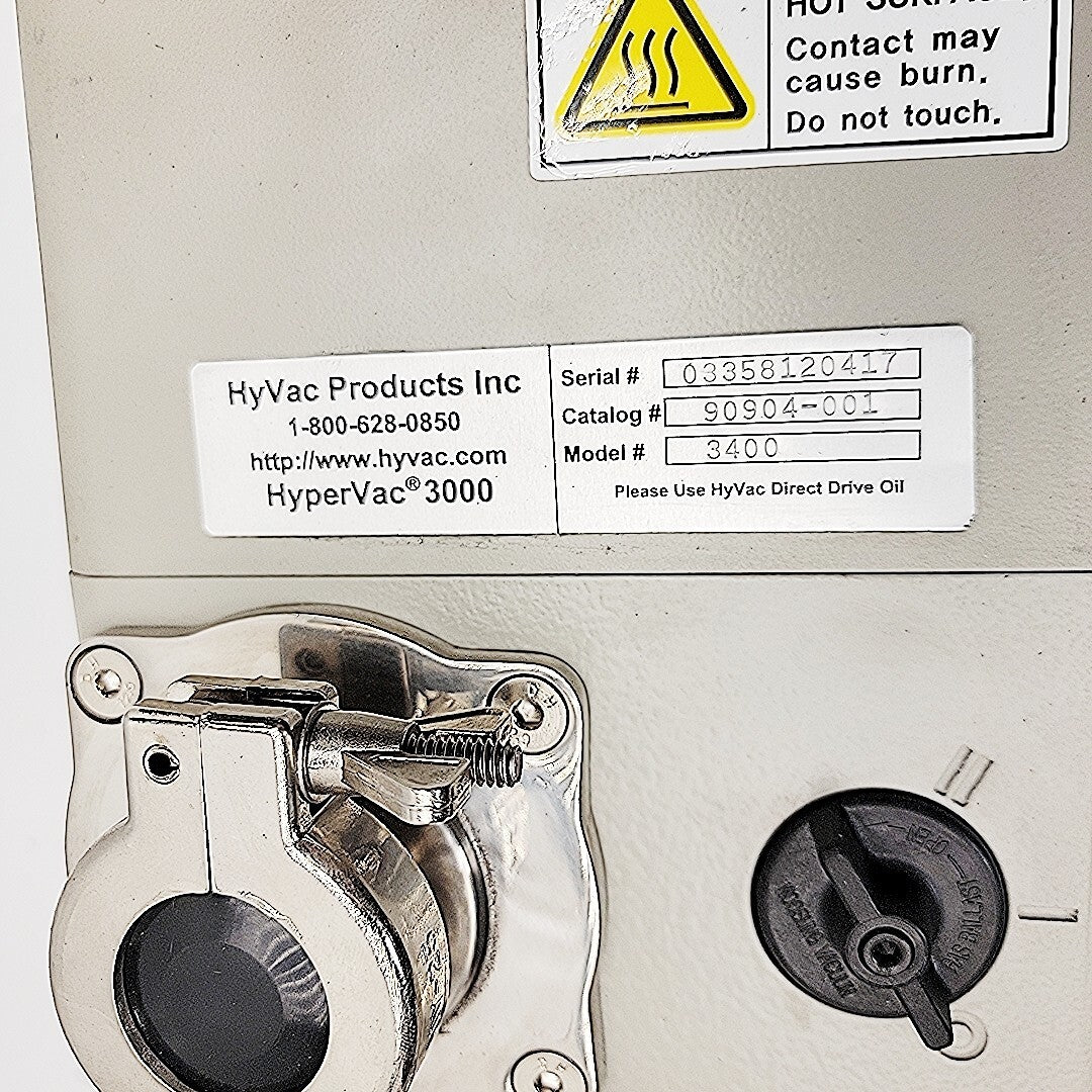 Hyvac 3400 / 90904-001 baseplate