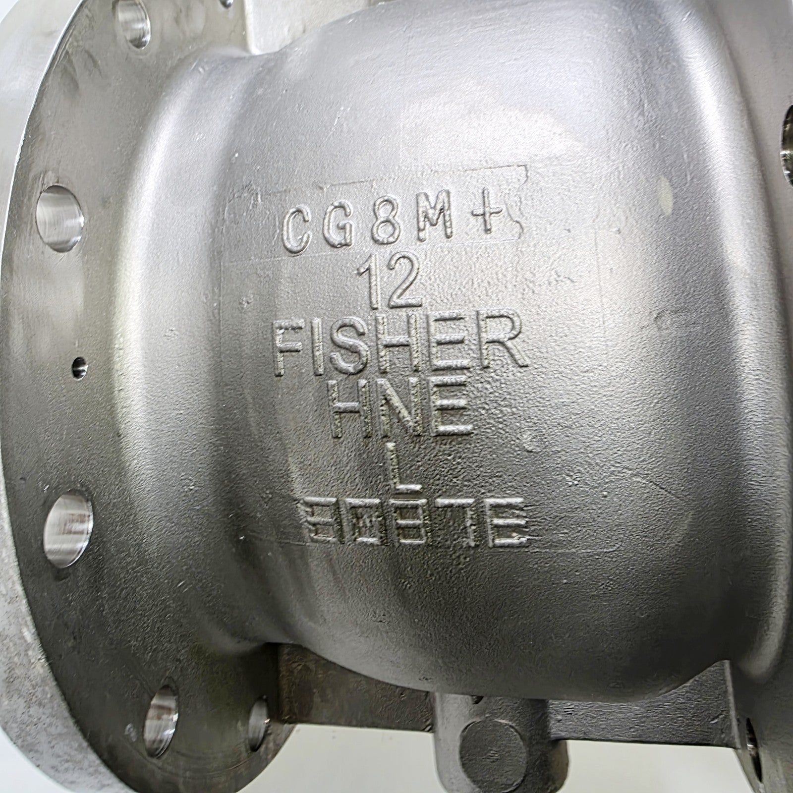 Fisher V150 SER B nameplate/serial tag