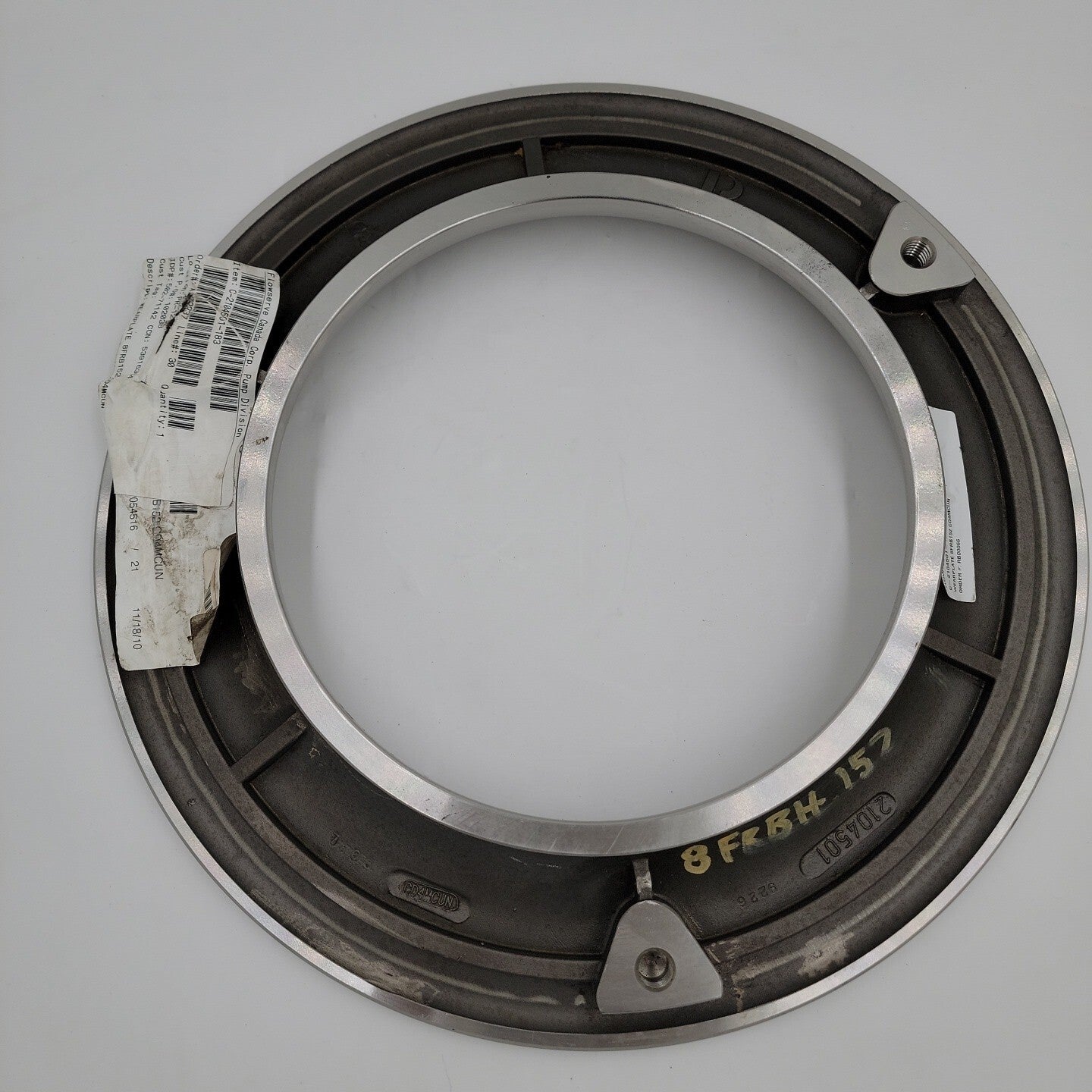Worthington 8FRBH-152 Wear Plate/Suction Plate C-2104501-183 CD4M