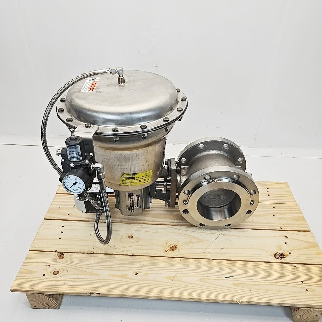 Dezurik 6" VPB Actuated Ball Valve 9726628R001 With ABB Position Master EDP300