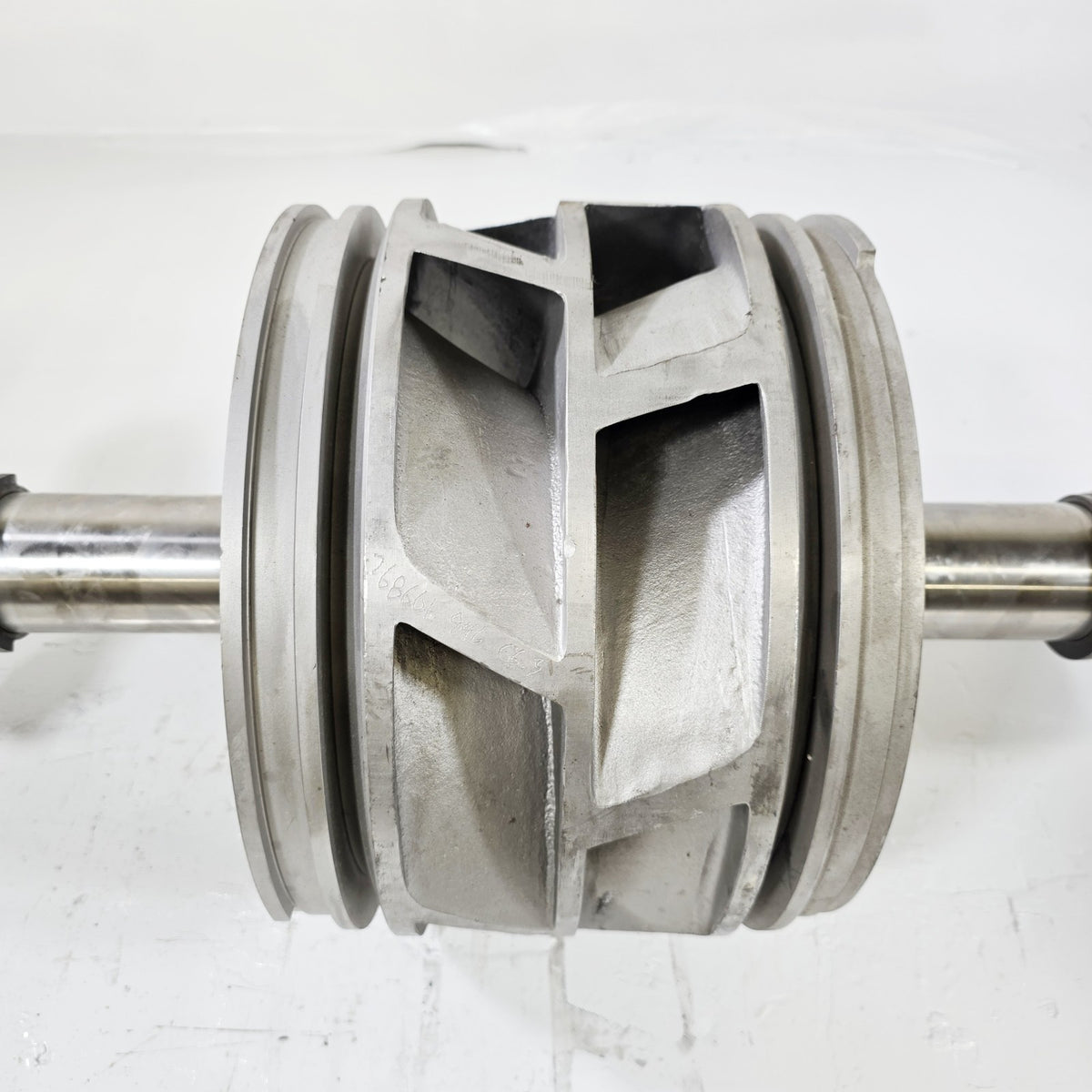 Goulds 3405L 12 inch impeller close-up
