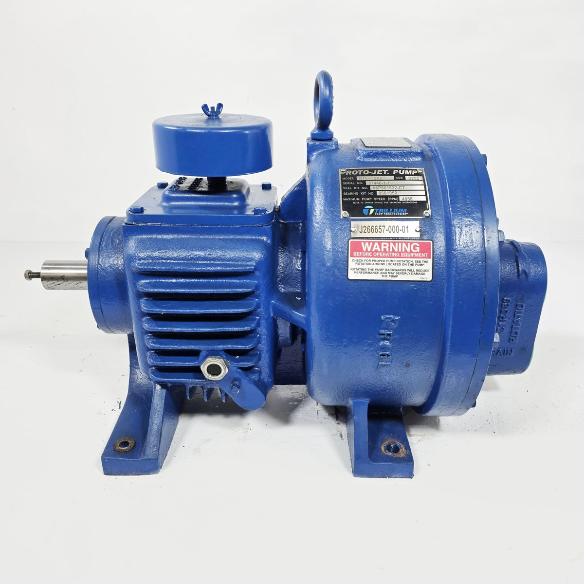 Roto-Jet R11 2x2 S252 pump overall view
