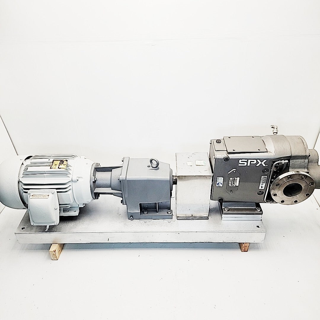 Waukesha Cherry-Burrell 5070 4in Rotary Positive Pump overall view