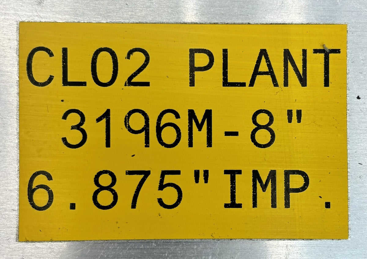 Goulds 3196M MTi 8 in nameplate