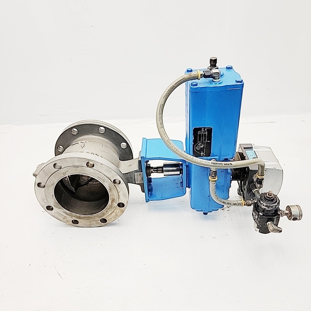 Neles Jamesbury 6" Ball Valve R21CA06CCJD With B1CU 11/40 Pneumatic Actuator