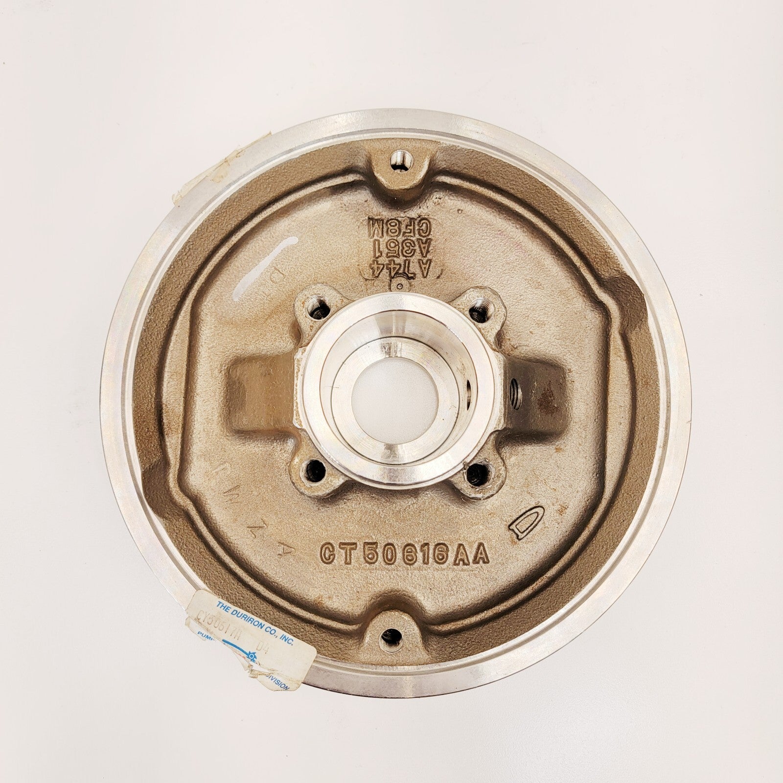 Durco Pump 8" Stuffing Box Cover CT50616AA 316SS