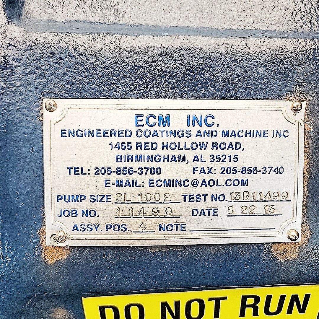Nash CL-1002 shaft and coupling end view