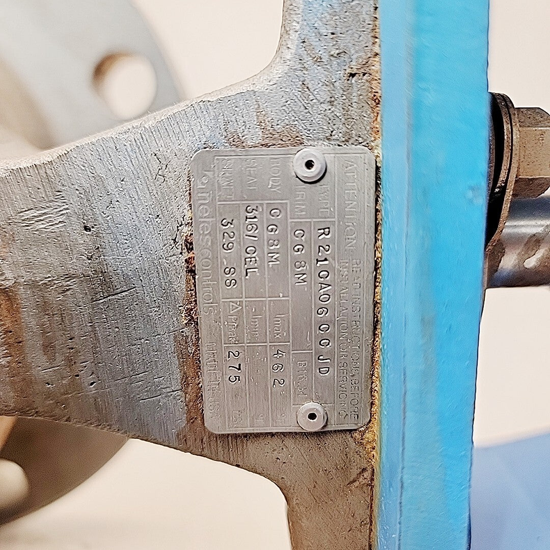 Neles Jamesbury 6" Ball Valve R21CA06CCJD With B1CU 11/40 Pneumatic Actuator