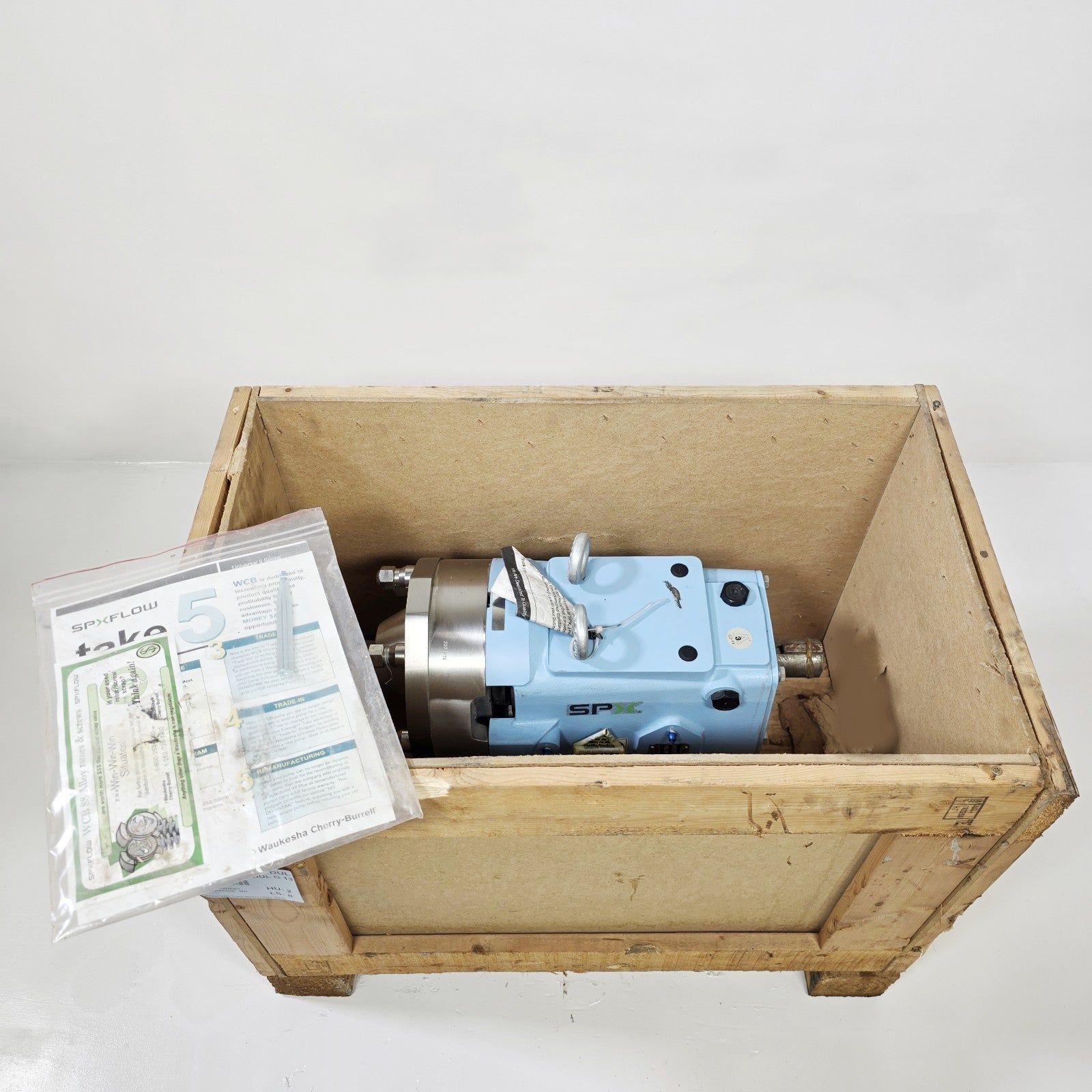 SPX Waukesha Cherry-Burrell 045 U2 positive displacement pump overall view