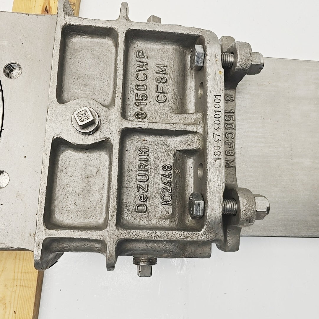 Dezurik KGKV 8" actuator view
