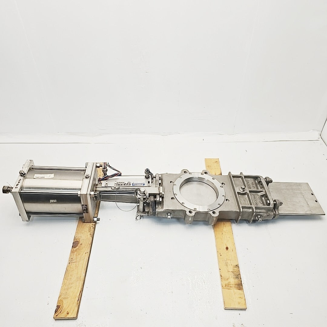 Dezurik KGKV 8" knife gate valve full view