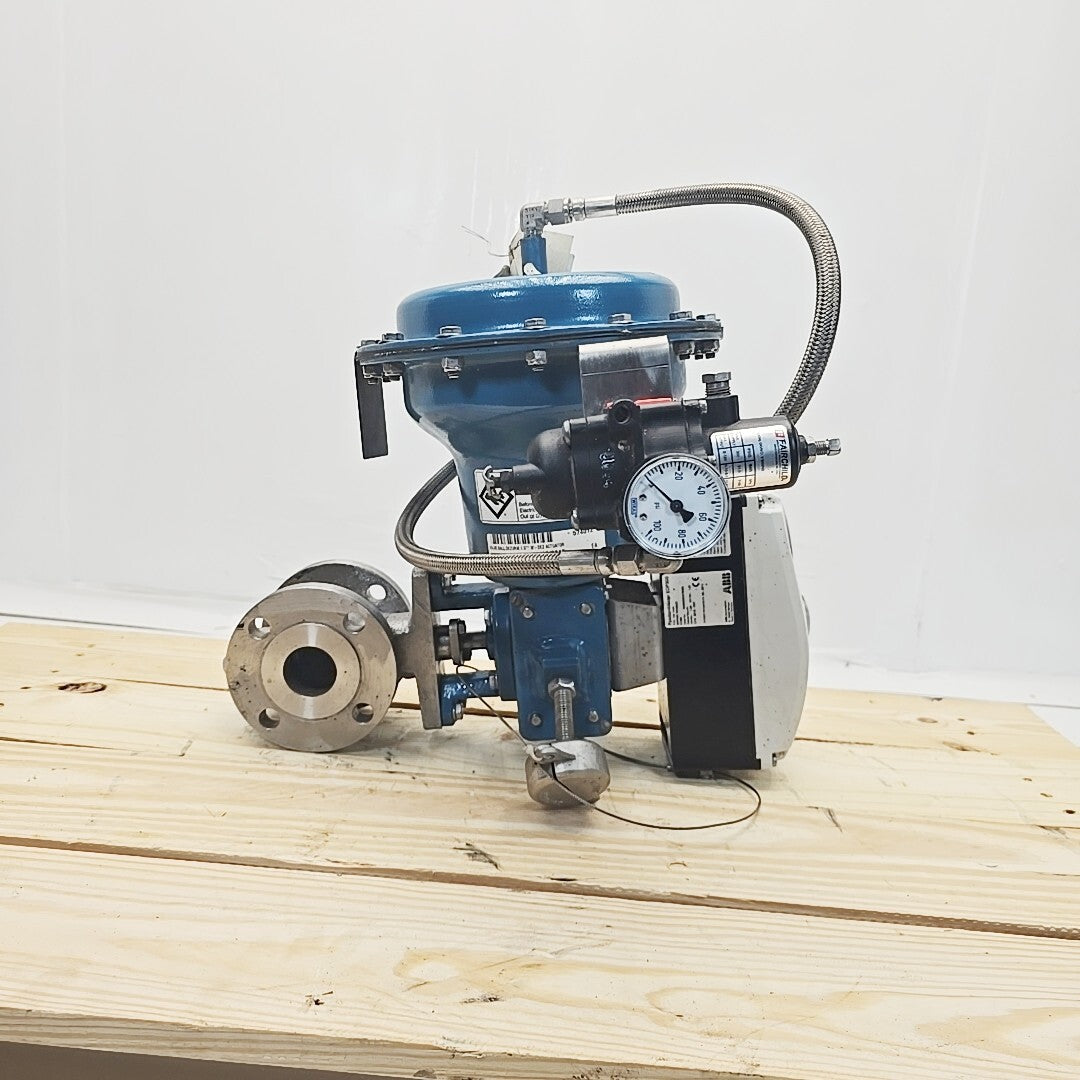 Dezurik 1.5" VPB Actuated Ball Valve 9656310R001 With ABB Position Master EDP300