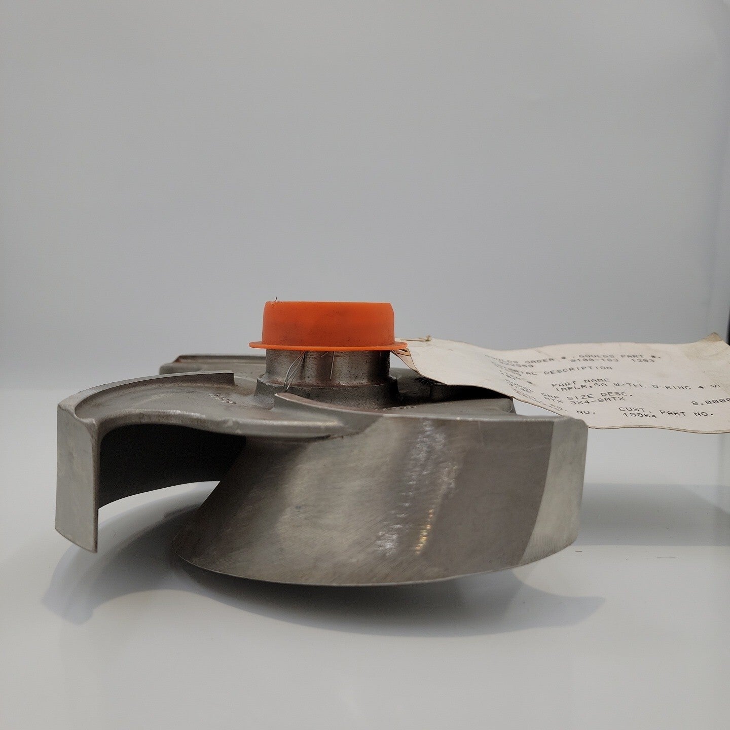 Goulds Pump 3x4-8 3196 MTX Impeller 4 Vane 8" 0100-163-1201