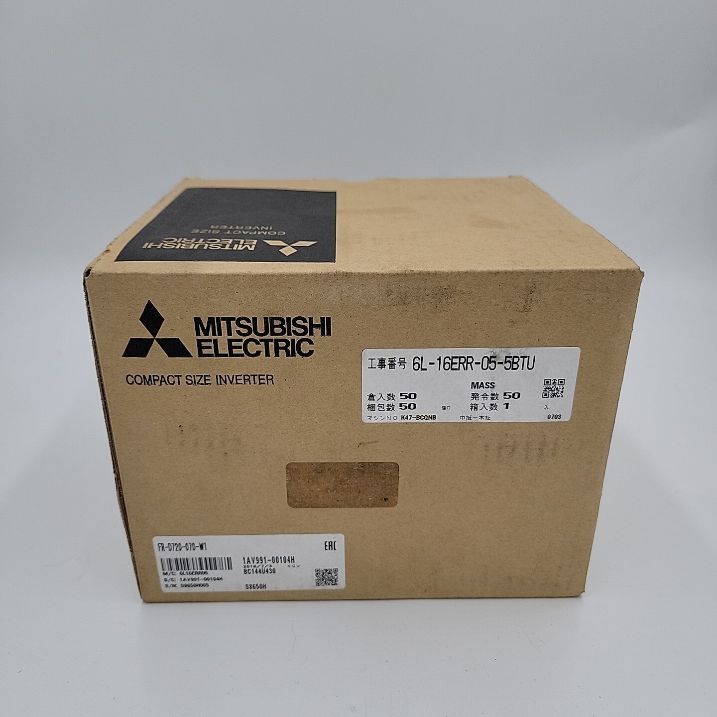 Mitsubishi Electric FR-D720-070-W1 Compact Size Inverter