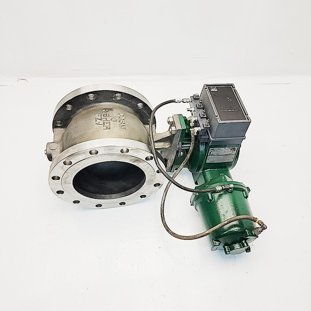 Fisher 10" V150 Vee-Ball Control Valve CL-150 With 1061 Size 40 Actuator