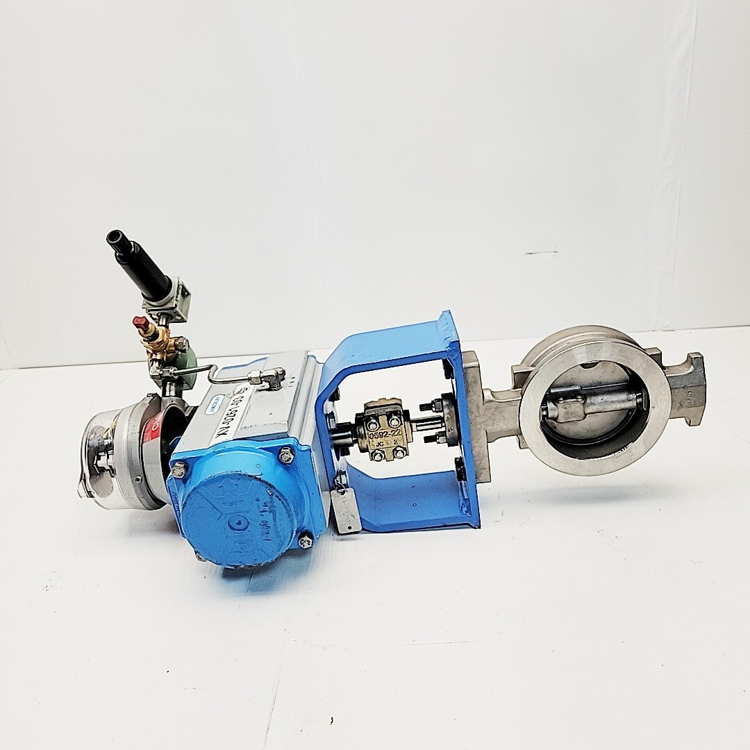 Neles Jamesbury 24" CL-150 Wafer Sphere Butterfly Valve 316SS 8151-113600XZ