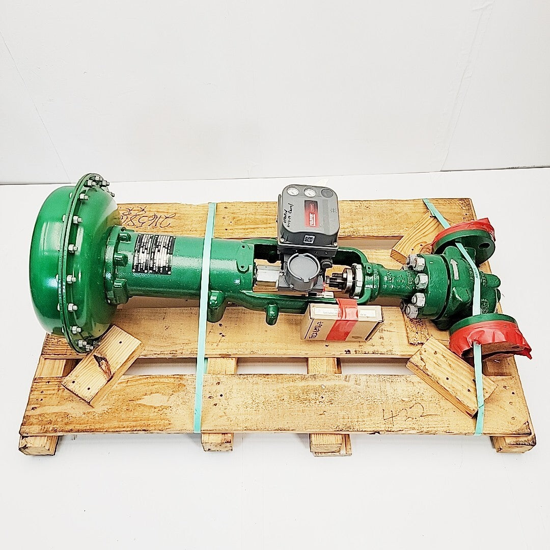 Fisher HPS 1" CL1500 control valve with 667 actuator overview