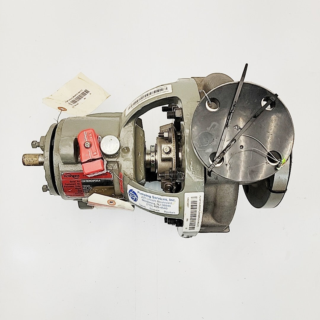 Durco MK3 STD pump shaft and impeller area